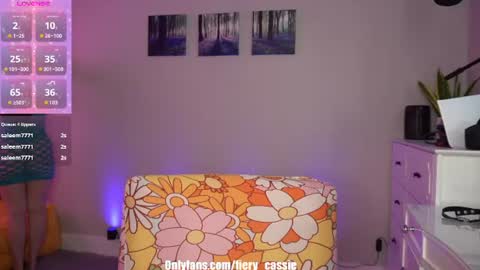 Snapshot of fiery_redhead chatting on 07/27/26, 01:23 Cassie Ventura online show from 07/27/26, 01:23