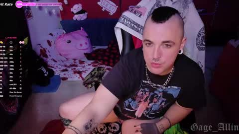 Gage Allin AKA Alpha Pussy online show from 09/16/25, 04:19