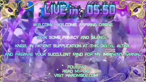 Snapshot of hardm0de chatting on 07/31/26, 08:52 B0ne Daddy Bonesaw Real-Life College of Whispers Bard mindfuck brainwash hypno cerebral sensual online show from 07/31/26, 08:52