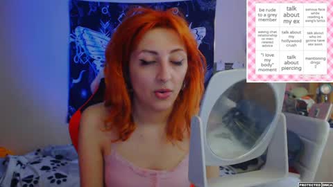 Snapshot of heavenlycreature chatting on 05/18/26, 01:24 Diana online show from 05/18/26, 01:24