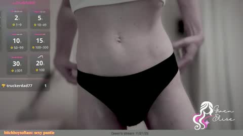 Snapshot of heyyythanks chatting on 11/26/25, 03:57 Gwen Elise online show from 11/26/25, 03:57