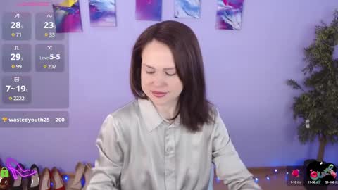 Snapshot of izzy_cam chatting on 02/13/25, 05:26 Queen of nylon Victoria online show from 02/13/25, 05:26