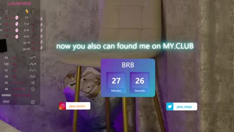 Snapshot of jane_meys chatting on 01/26/25, 11:17 your kitty JANE roawww online show from 01/26/25, 11:17