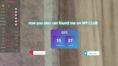 Snapshot of jane_meys chatting on 03/10/25, 11:21 your kitty JANE roawww online show from 03/10/25, 11:21