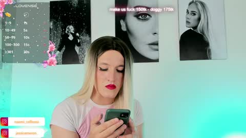 Snapshot of jessicameron chatting on 01/08/25, 03:19 JESSI AND NAOMI online show from 01/08/25, 03:19