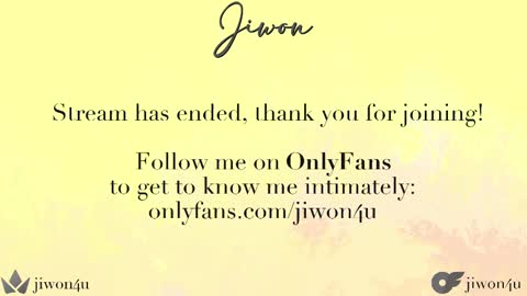 Jiwon online show from 02/13/25, 11:04