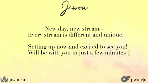 Jiwon online show from 02/14/25, 01:29