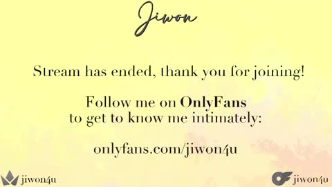 Jiwon online show from 02/17/25, 12:16