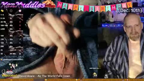 Snapshot of kenkuddles chatting on 12/17/25, 01:33 Ken Kuddles online show from 12/17/25, 01:33