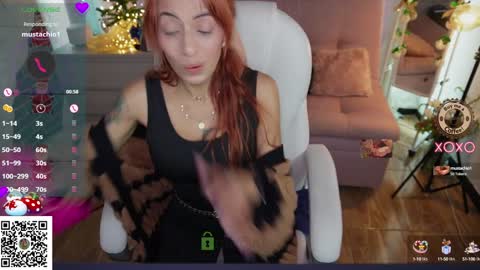 Snapshot of kittygrey chatting on 12/12/24, 03:27 Samantha Grey online show from 12/12/24, 03:27