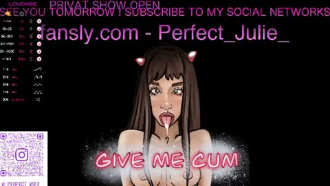  MY NAME IS JULIA  TO SEE MORE 18 CONTENT YOU CAN SUBSCRIBE TO  FANSLY -  online show from 06/10/26, 07:18