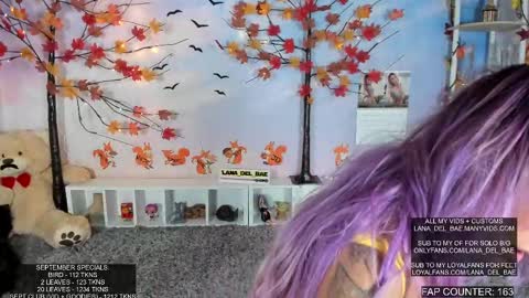 Lana Del Bae online show from 09/28/25, 02:06