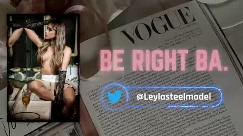 Snapshot of leyla_steel chatting on 05/11/26, 03:51 INSTA leylasteel model online show from 05/11/26, 03:51