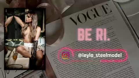 Snapshot of leyla_steel chatting on 05/26/26, 03:52 INSTA leylasteel model online show from 05/26/26, 03:52