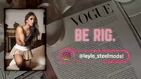 Snapshot of leyla_steel chatting on 06/27/26, 05:29 INSTA leylasteel model online show from 06/27/26, 05:29