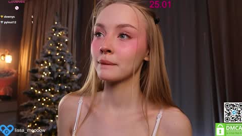 Snapshot of lissa_meooow chatting on 01/25/25, 04:23 your Liza again. Next stream Dec. 1 at 2 or 3 GMT online show from 01/25/25, 04:23