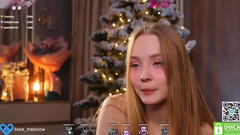 Snapshot of lissa_meooow chatting on 01/28/25, 10:12 your Liza again. Next stream Dec. 1 at 2 or 3 GMT online show from 01/28/25, 10:12