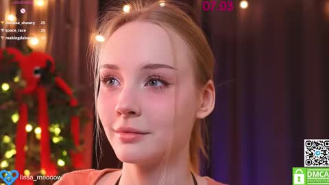Snapshot of lissa_meooow chatting on 03/07/25, 04:24 your Liza again. Next stream Dec. 1 at 2 or 3 GMT online show from 03/07/25, 04:24