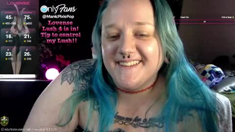 ManicPixiePop online show from 04/10/26, 06:34