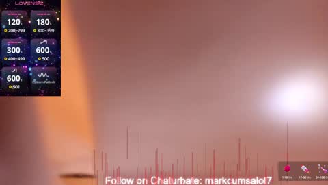 Snapshot of markcumsalot7 chatting on 01/28/25, 02:53 Rain Forest online show from 01/28/25, 02:53