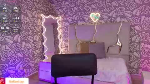Snapshot of mellani_tay chatting on 03/03/25, 09:22 Mellani  online show from 03/03/25, 09:22