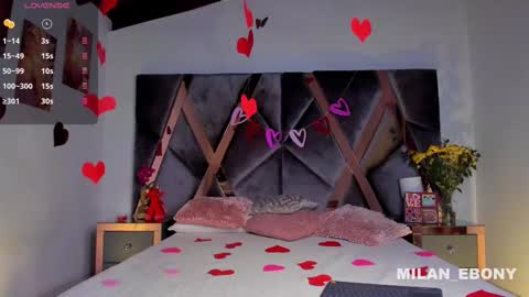 Snapshot of milan_ebony chatting on 02/14/25, 11:31 Milan online show from 02/14/25, 11:31