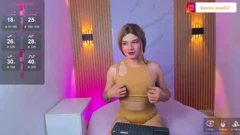 Snapshot of miss_sammyrose chatting on 01/19/26, 12:42 SAMMY online show from 01/19/26, 12:42