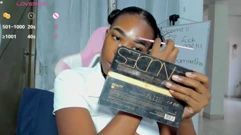 Snapshot of myblackdope_ chatting on 07/10/26, 11:57 Samanta online show from 07/10/26, 11:57