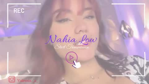 Snapshot of nahia_low chatting on 02/27/25, 02:53  Valeria  online show from 02/27/25, 02:53