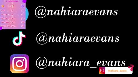 NAHIARA EVANS online show from 03/31/26, 05:30