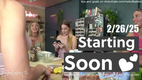 Snapshot of nakedbakers chatting on 02/27/25, 01:38 Naked Bakers online show from 02/27/25, 01:38