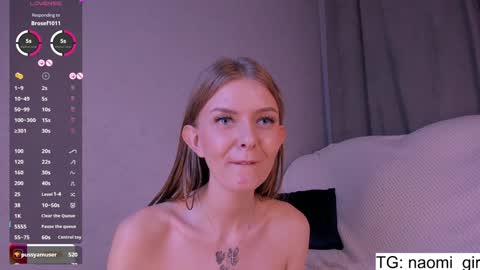 Snapshot of naomigirl33 chatting on 12/25/24, 02:46 Naomi Dear I will be online at 1200 UTC online show from 12/25/24, 02:46