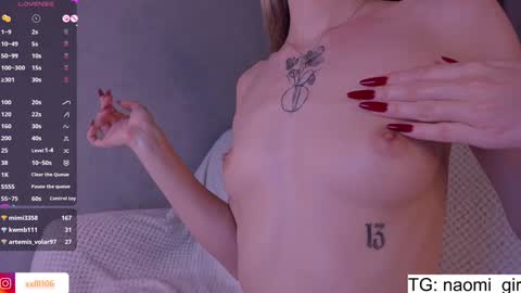 Snapshot of naomigirl33 chatting on 12/26/24, 12:38 Naomi Dear I will be online at 1200 UTC online show from 12/26/24, 12:38