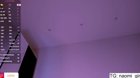 Snapshot of naomigirl33 chatting on 01/28/25, 09:51 Naomi Dear I will be online at 1200 UTC online show from 01/28/25, 09:51