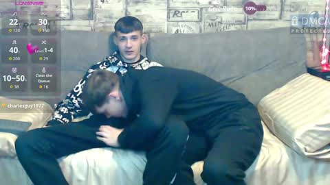 Max tall dark-haired guy with tattoos and Phil blond-haired online show from 04/24/26, 02:36
