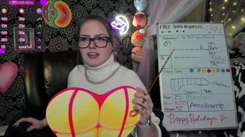 Snapshot of pawggoddess778 chatting on 12/25/24, 04:44 ArtsyHeartsyy online show from 12/25/24, 04:44