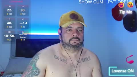 Snapshot of perverseveteranmanxxx chatting on 07/15/26, 11:54 Carlos online show from 07/15/26, 11:54