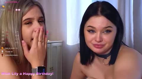 Lora black  and Lili blonde welcome you here online show from 02/25/25, 11:41