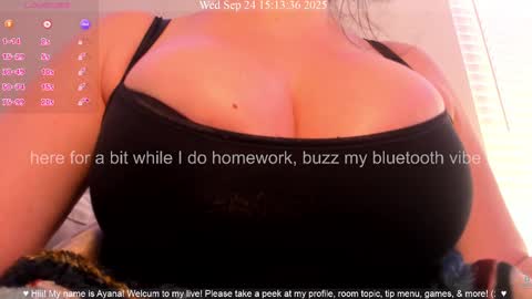 Snapshot of queenayana chatting on 09/24/25, 10:13 Ayana Delatorre online show from 09/24/25, 10:13