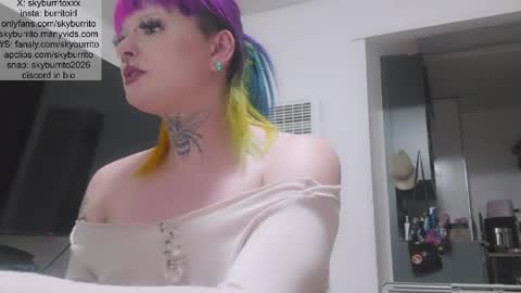 Snapshot of queer_burrito chatting on 06/04/26, 04:07 Sky Burrito online show from 06/04/26, 04:07