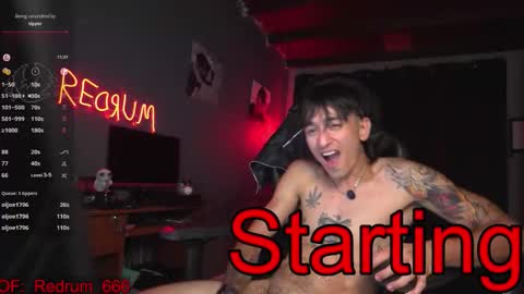 Snapshot of redrum_696 chatting on 11/18/25, 06:12 Red online show from 11/18/25, 06:12