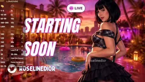 Lyla OF roselinedior online show from 06/08/26, 03:45