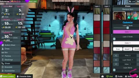 SAKURA COW online show from 01/04/25, 02:25