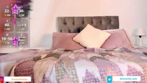 Snapshot of samantha_spike chatting on 01/14/25, 03:15 Samantha online show from 01/14/25, 03:15