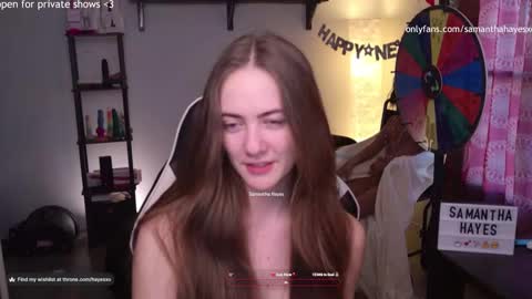Snapshot of samanthahayesxoxo chatting on 01/17/25, 10:01 The Real Samantha Hayes haha online show from 01/17/25, 10:01
