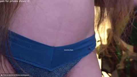 Snapshot of samanthahayesxoxo chatting on 03/08/25, 03:06 The Real Samantha Hayes haha online show from 03/08/25, 03:06