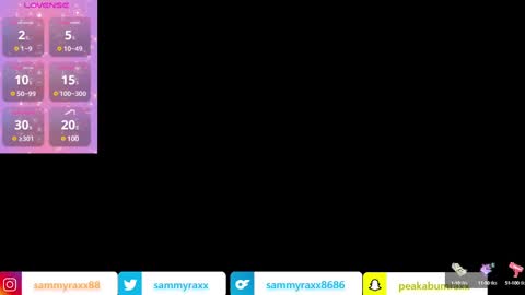 Sammy Raxx online show from 12/20/24, 08:01