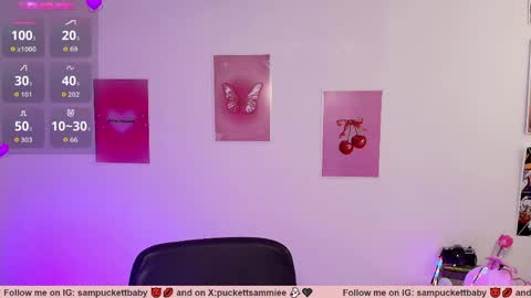 Snapshot of sampuckettbaby chatting on 05/27/26, 03:20 sampuckettbaby online show from 05/27/26, 03:20