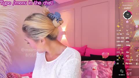 SaraAvila  online show from 01/08/25, 09:23