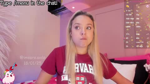 SaraAvila  online show from 01/19/25, 09:55